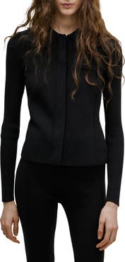 MANGO Pocket Cotton Cardigan