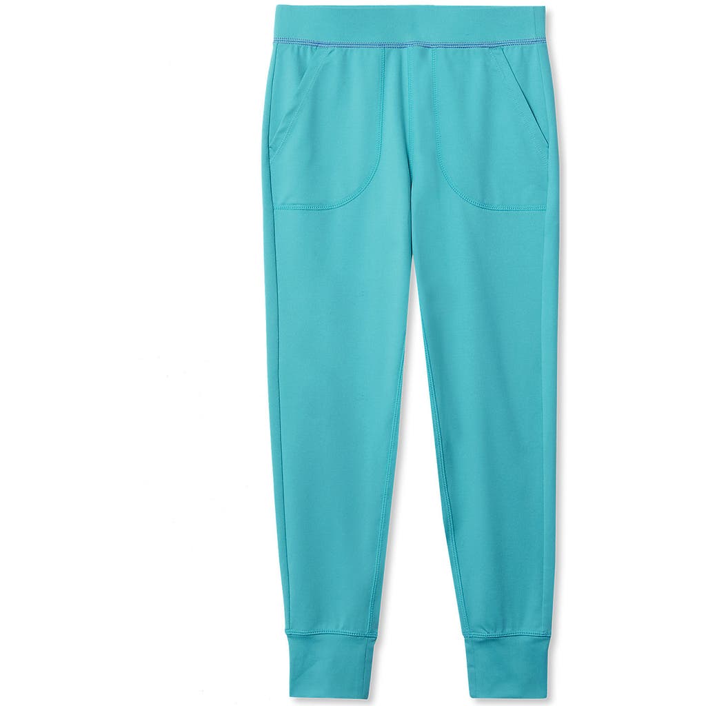 Lands' End Girls Active Jogger With Pockets In Blue