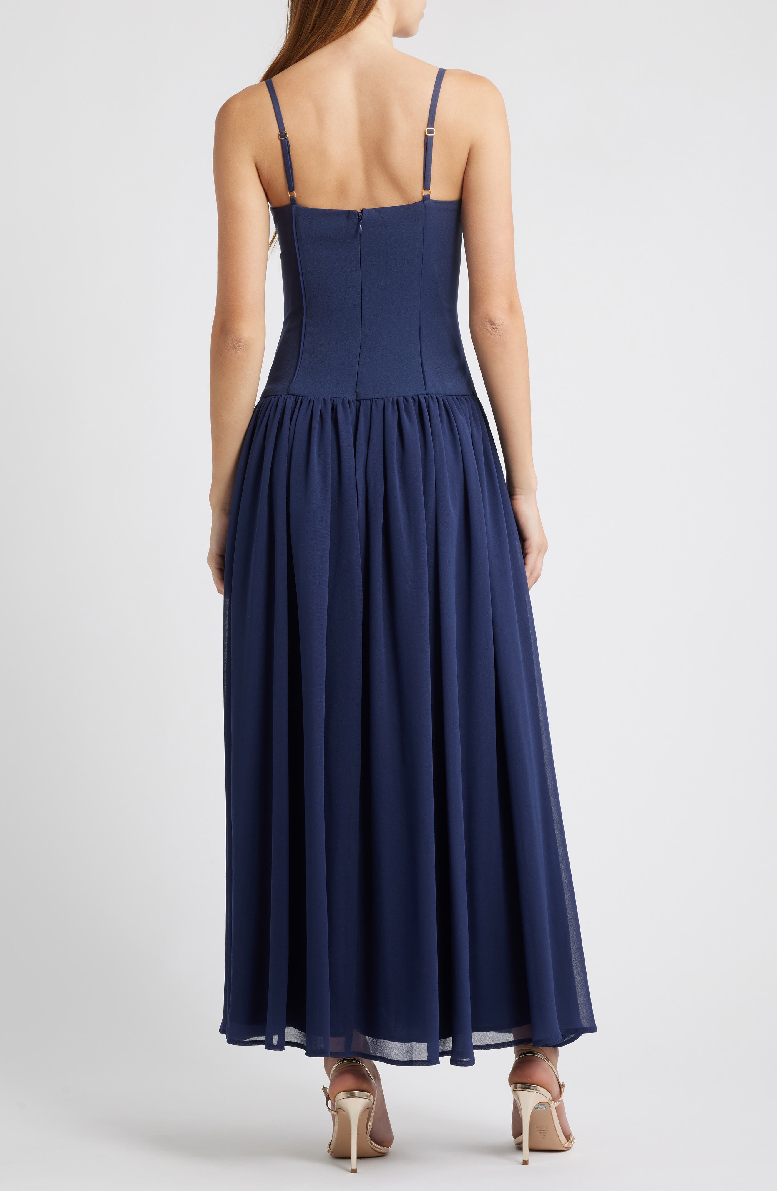 Bustier Drop Waist Evening Gown - image 2