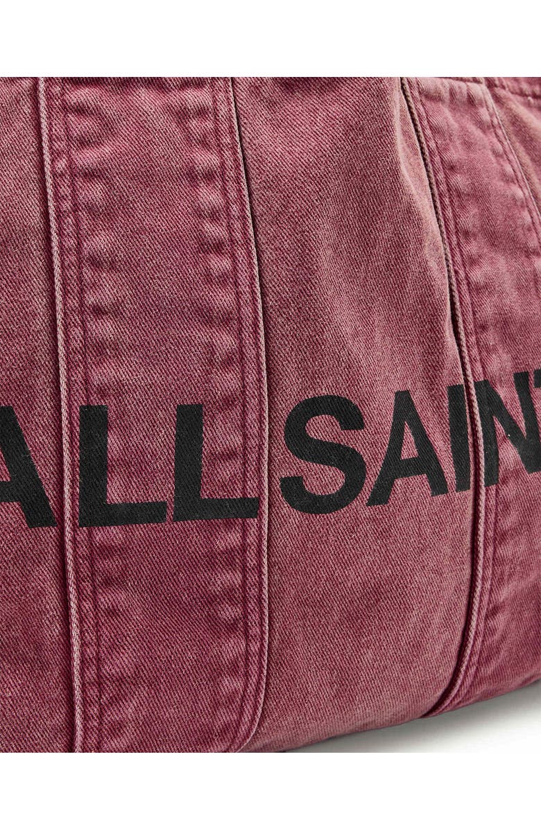 AllSaints Izzy Denim Tote, Alternate, color, Raspberry Pink