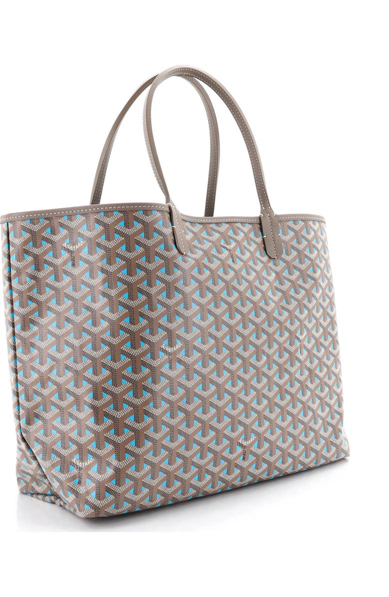 Pre-Owned Goyard Saint Louis Tote Claire Voie Coated Canvas PM, Alternate, color, Brown