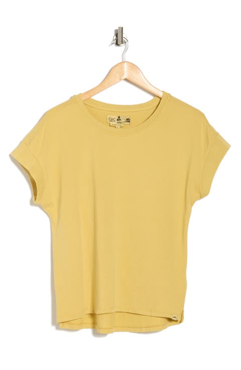 Cassandra Sunwashed Relaxed Cotton T-Shirt