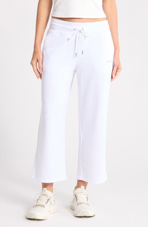Drawstring Waist Crop Pants