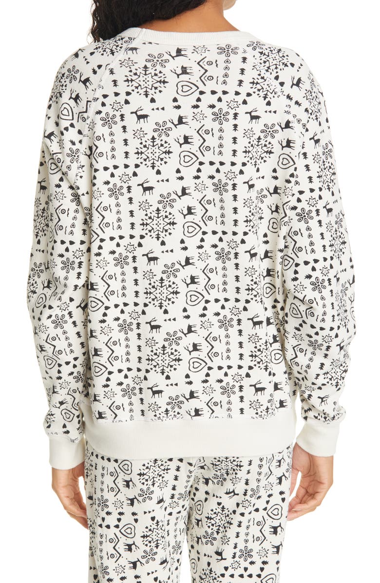 THE GREAT. The College Sweatshirt, Alternate, color, 