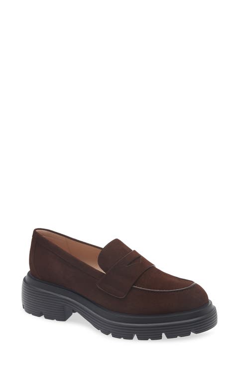 Hudson Lite Lugged Platform Penny Loafer