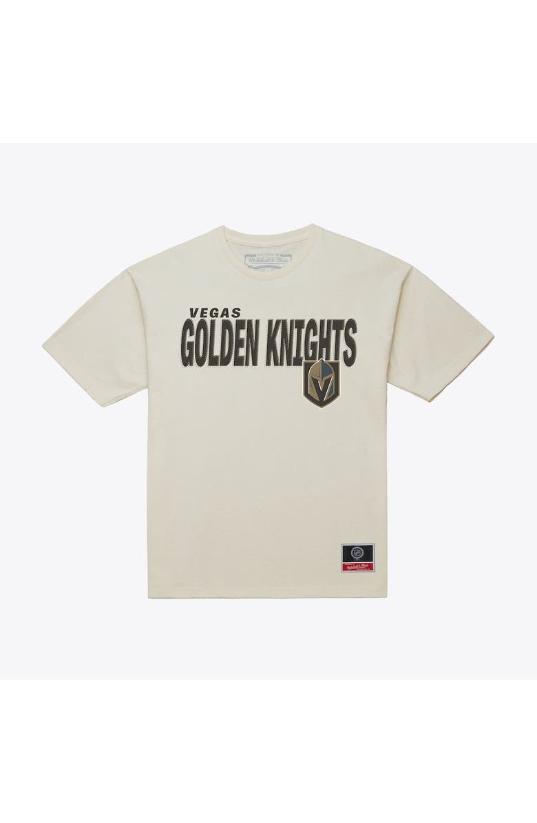 Mitchell & Ness Men's Mitchell & Ness Cream Vegas Golden Knights Core Plus T-Shirt, Alternate, color, Cream