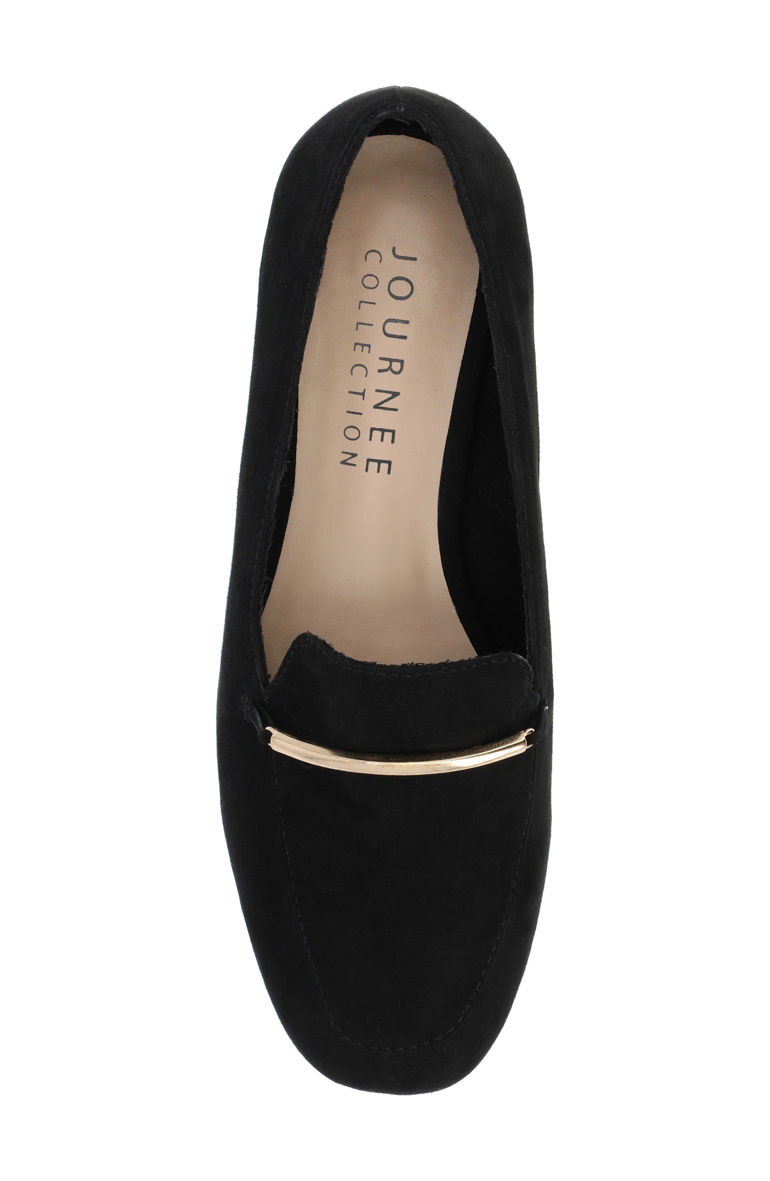 Journee Collection Wrenn Loafer - Wide Width, Alternate, color, Black