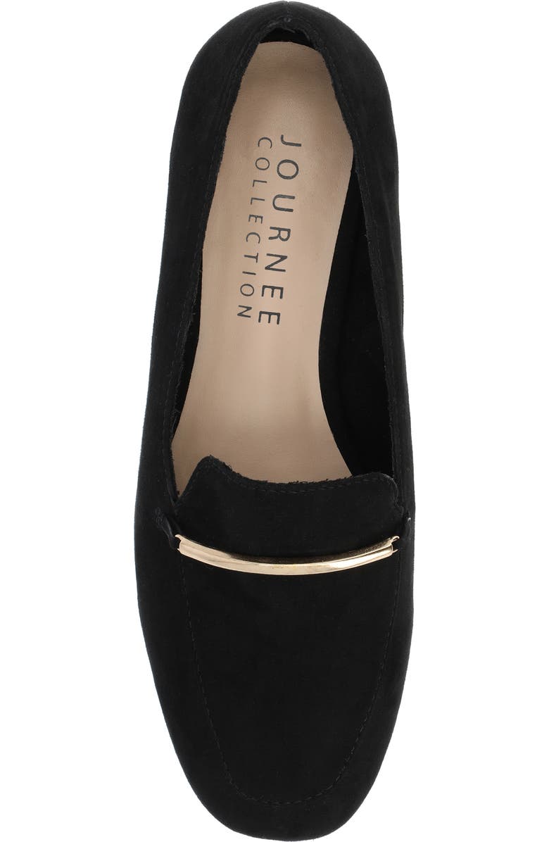 Journee Collection Wrenn Loafer - Wide Width, Alternate, color, Black