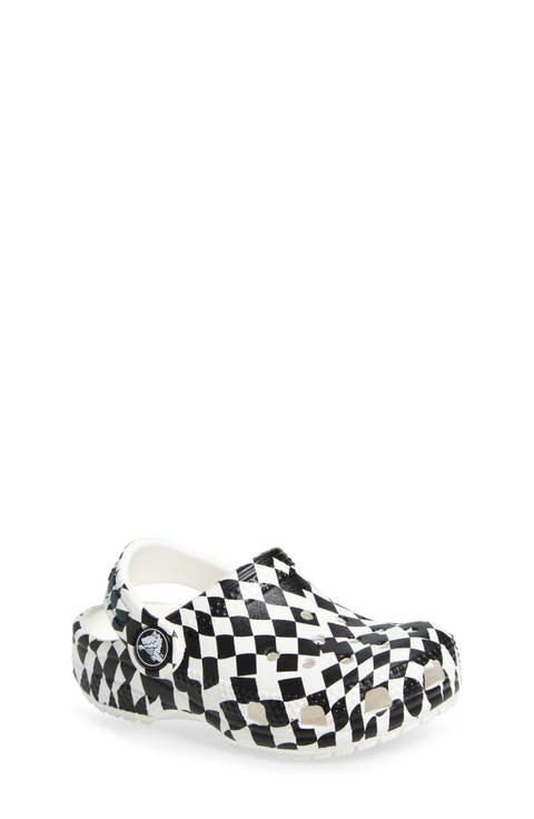 Kids' Warped Check Classic Clog (Baby, Walker & Toddler)