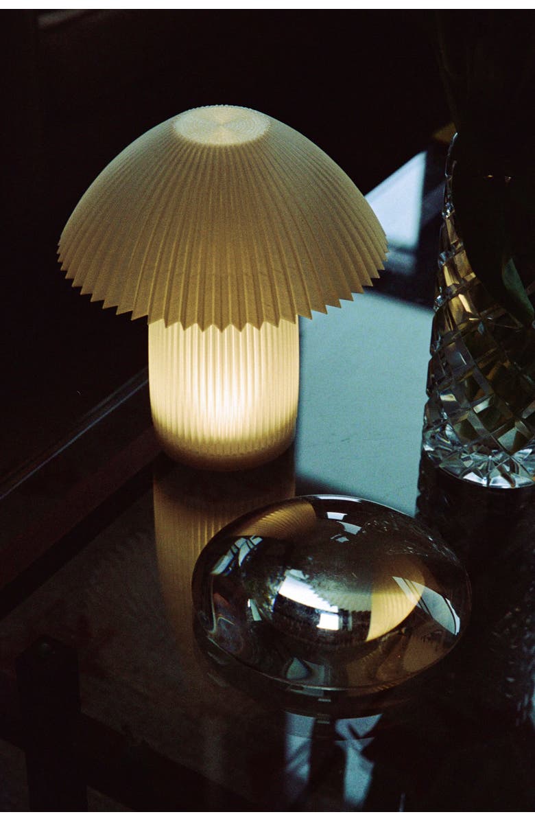 WOOJ DESIGN Cordless Kinoko Lamp, Alternate, color, Natural