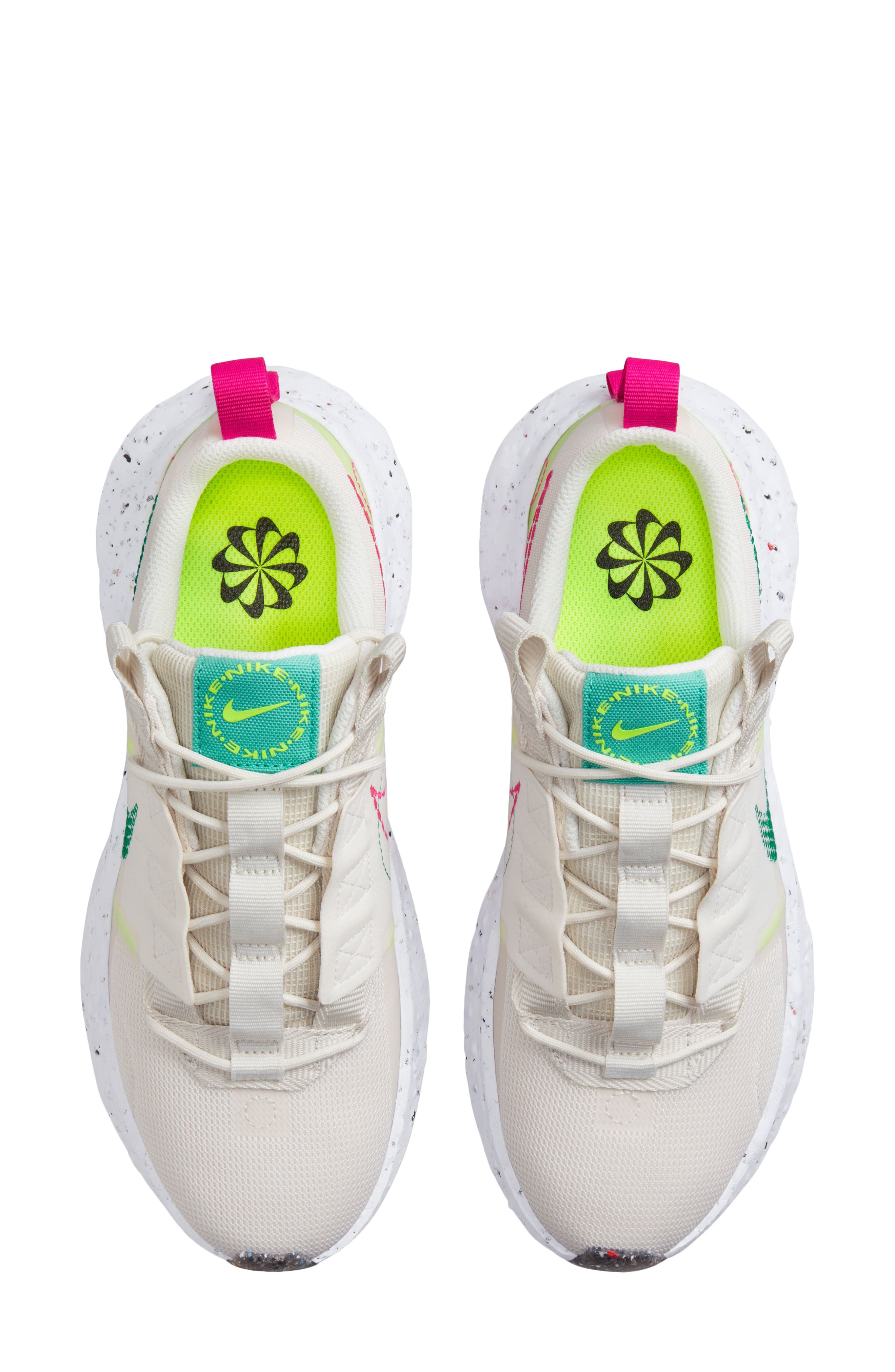 Crater Impact Sneaker, Alternate, color, PHANTOM/ MALACHITE/ VOLT/ PINK