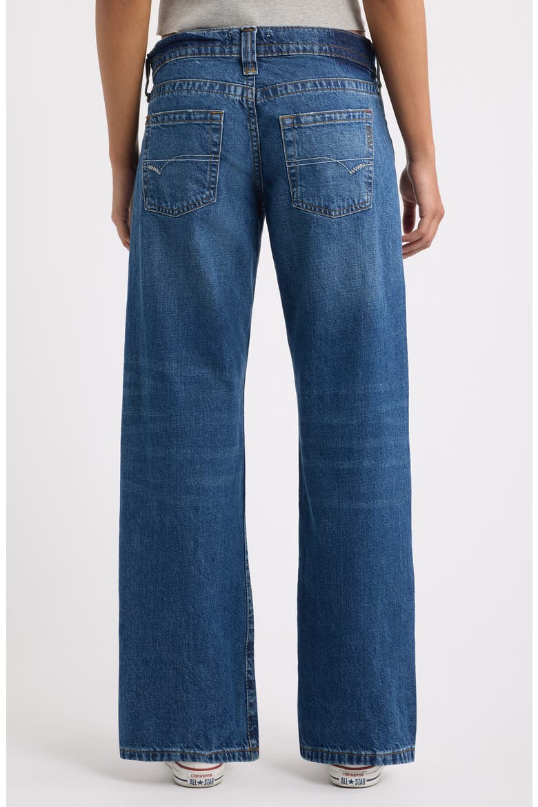 Kayla Relaxed Straight Leg Jeans, Alternate, color, BLUE