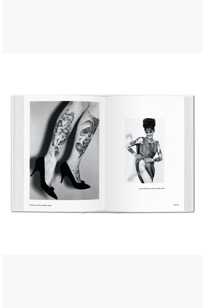 1000 Tattoos English French German Book, Alternate, color, White