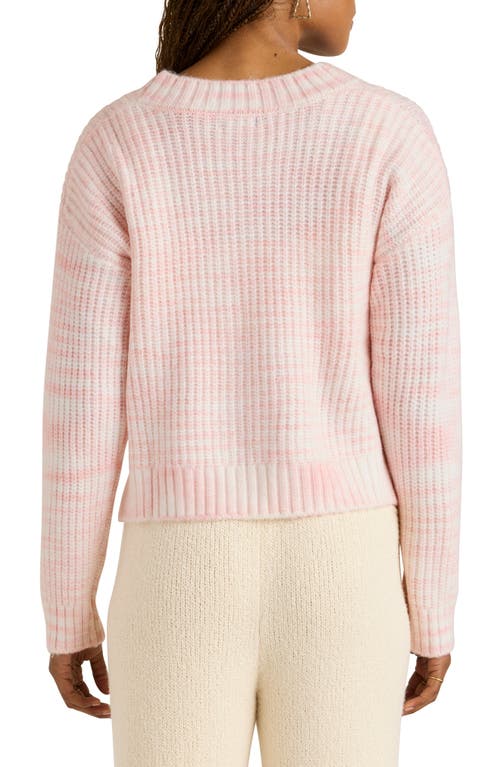 Florence By Mills V-neck Crop Sweater In Ballerina