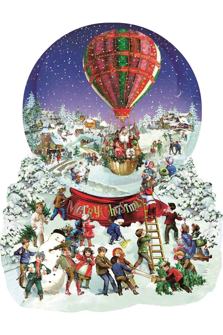 Old Fashioned Snow Globe 1000 piece Jigsaw Puzzle for Adults Special Shape, Alternate, color, Multicolor