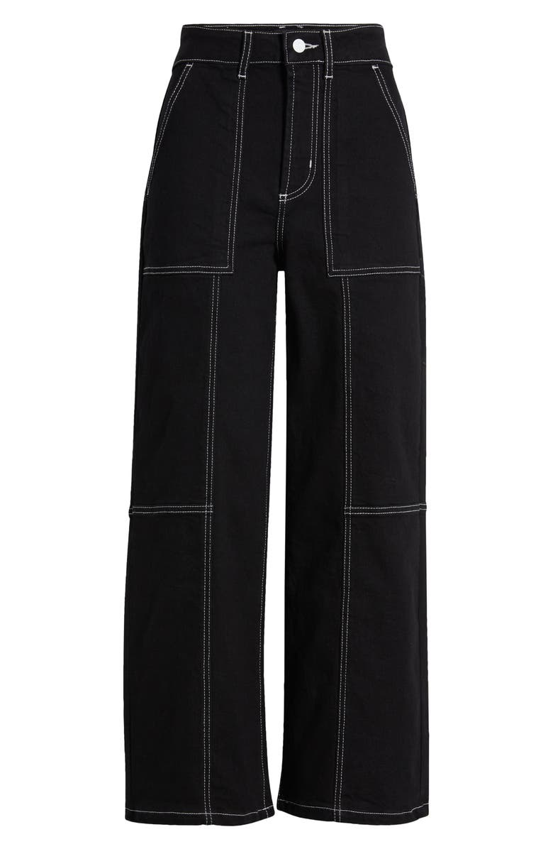 Rails Getty High Waist Crop Utility Jeans, Alternate, color, Orca