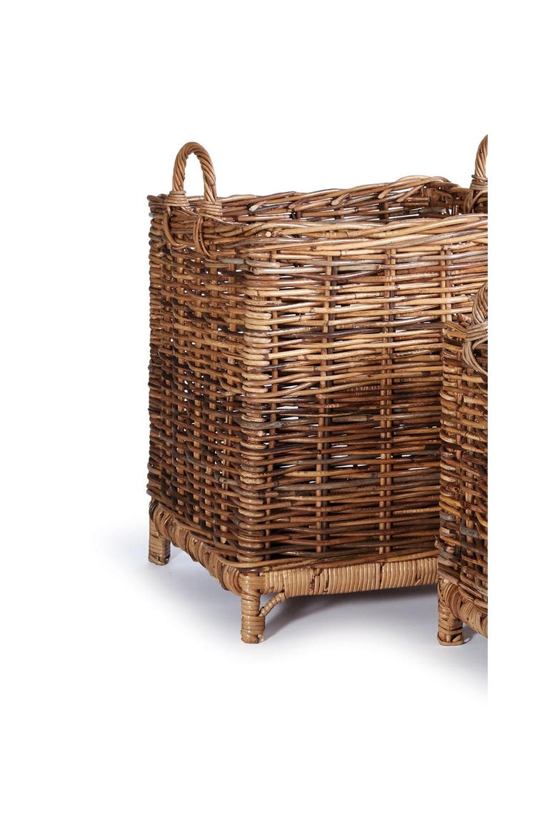 Ayden Round Baskets Set of 2, Alternate, color, White