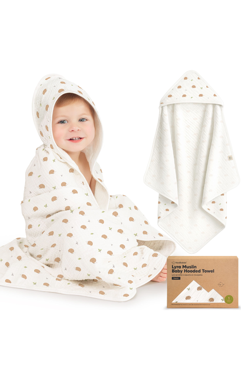Lyra Muslin Hooded Towel
