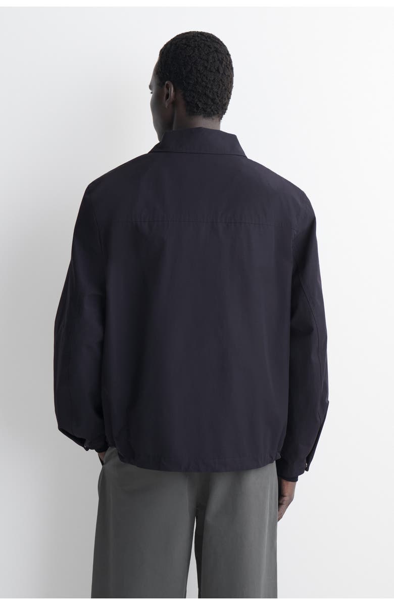 COS Packable-Hood Windbreaker Jacket, Alternate, color, Navy