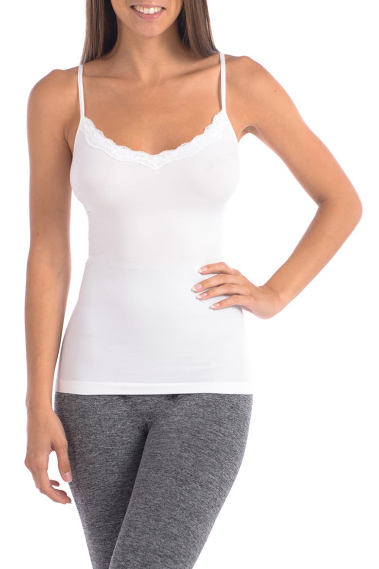 Seamless Slimming Camisole, Main, color, WHITE