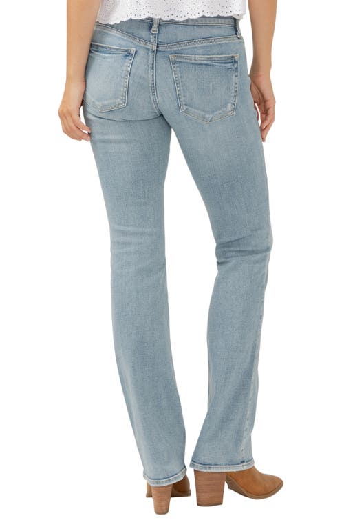 Shop Silver Jeans Co. Britt Curvy Low Rise Slim Bootcut Jeans In Indigo
