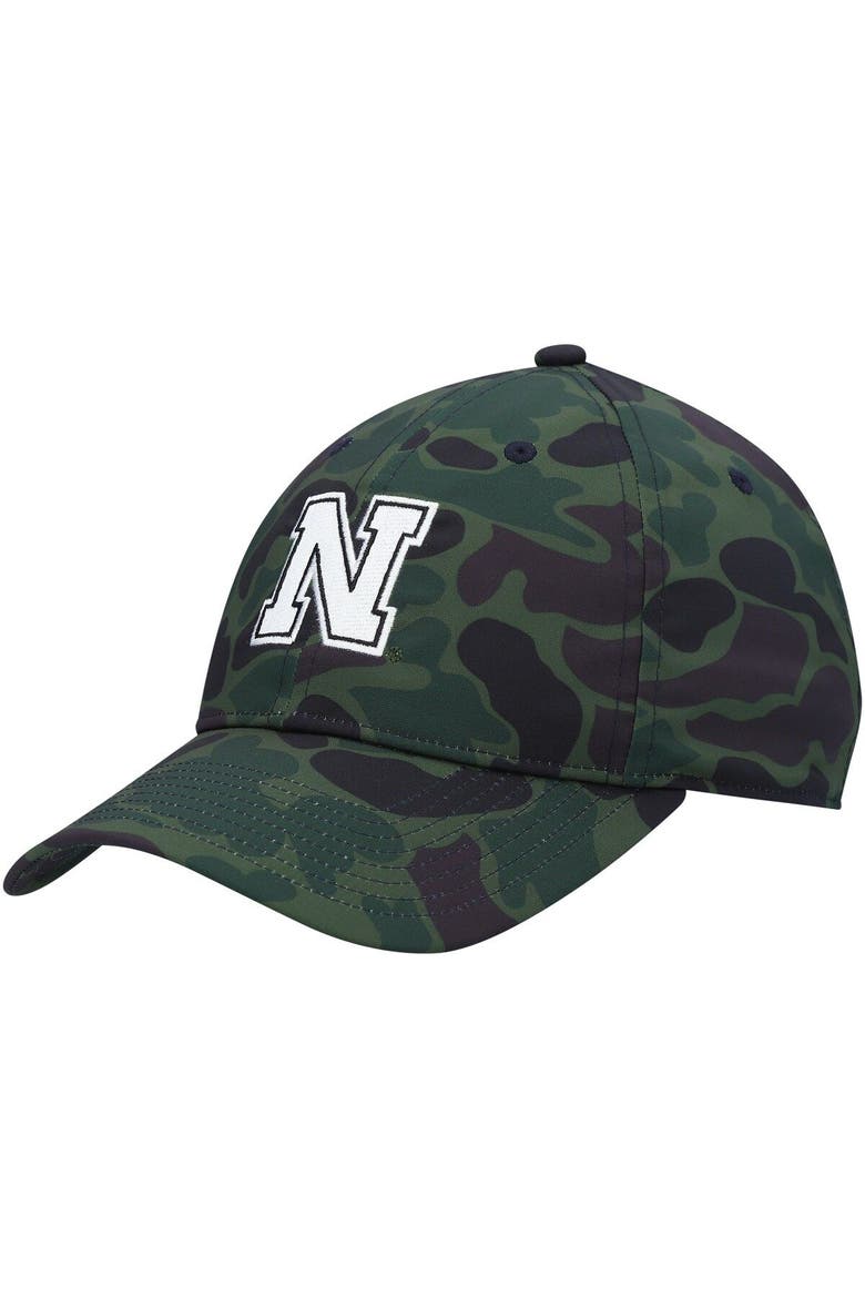 Men's adidas Camo Nebraska Huskers Military Appreciation Slouch Primegreen Adjustable Hat, Main, color, Camo