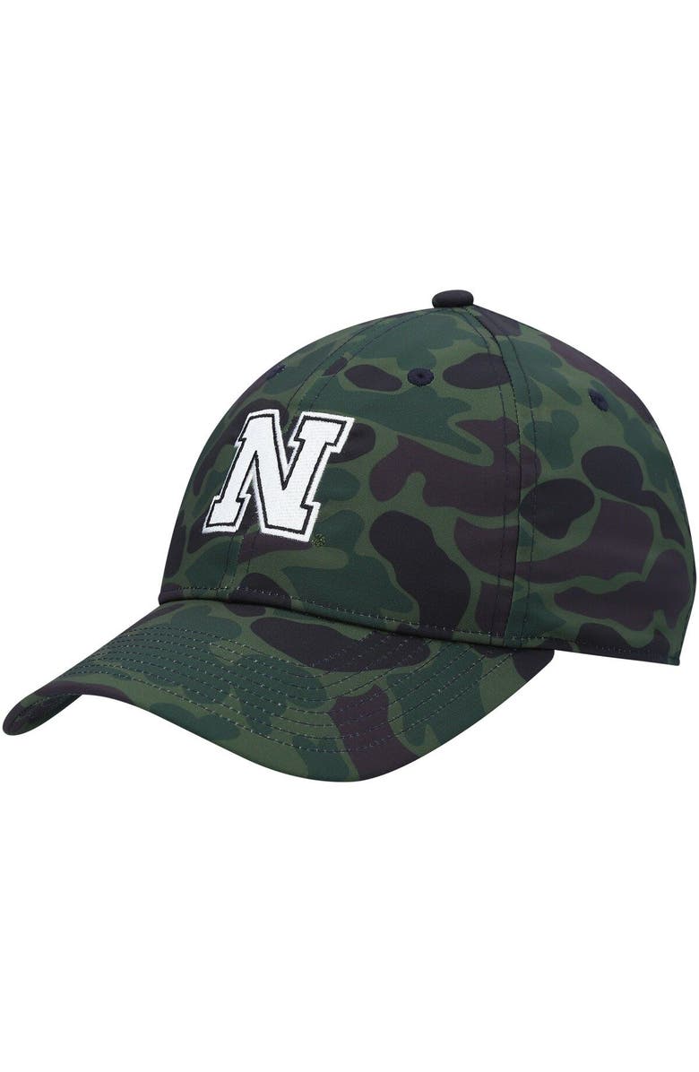 adidas Men's adidas Camo Nebraska Huskers Military Appreciation Slouch Primegreen Adjustable Hat, Main, color, 