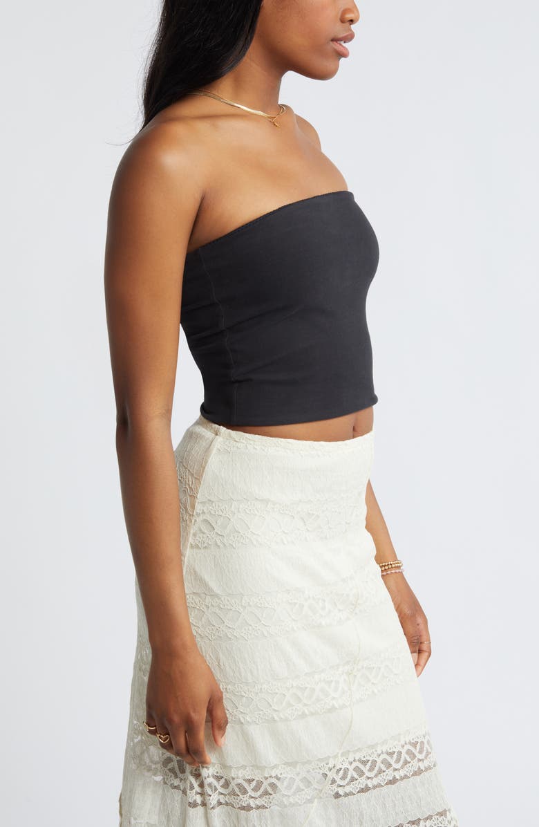 BP. Scallop Trim Tube Top, Alternate, color, 