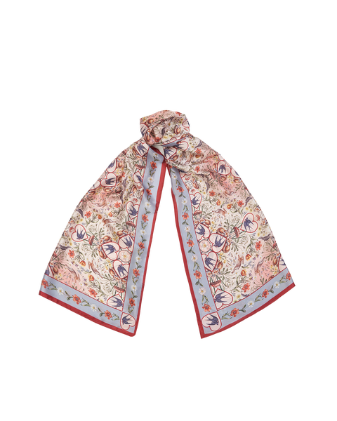 Folksy Fox Silky Scarf