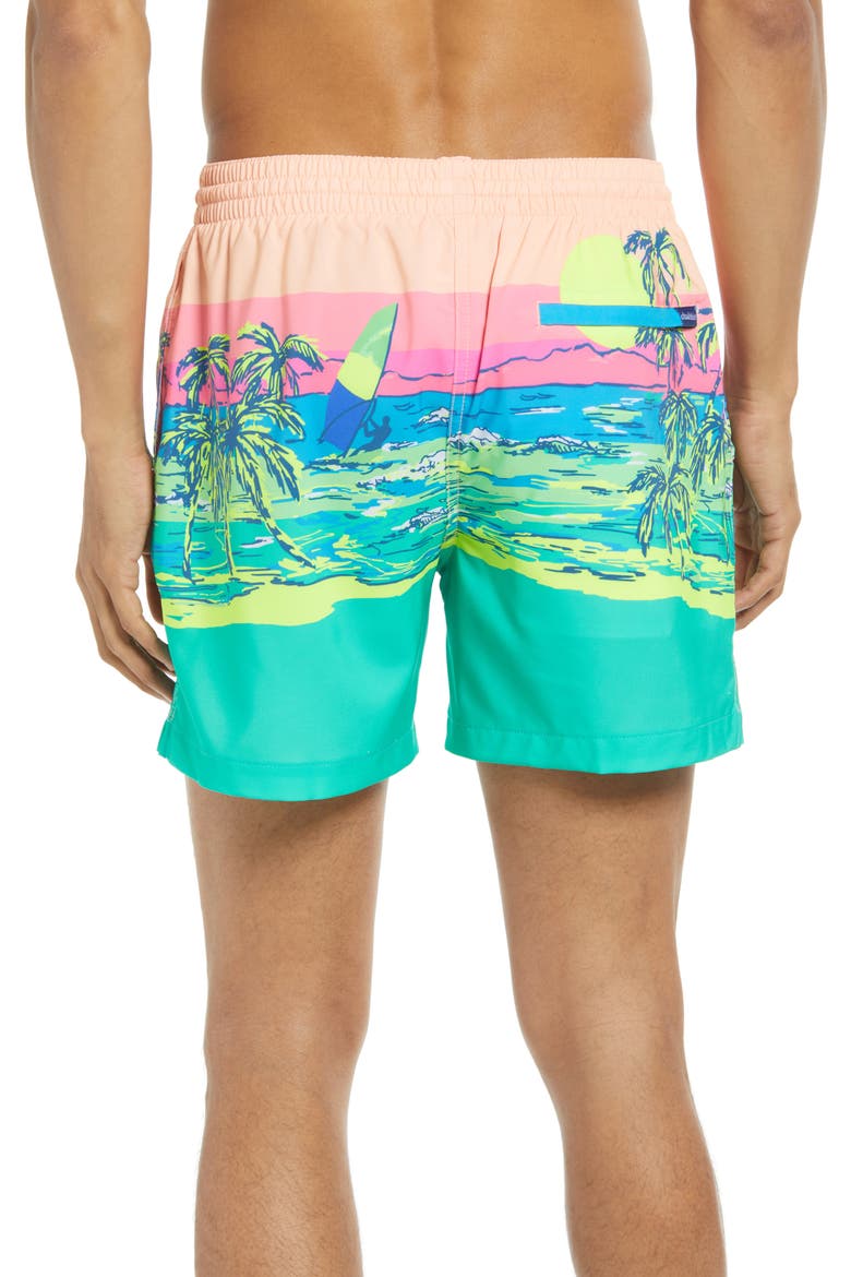 The Coastals 5.5-Inch Swim Trunks, Alternate, color, TEAL