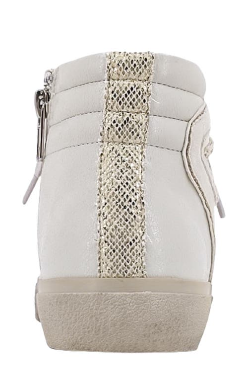 Shushop Samantha High Top Sneaker In Neutral
