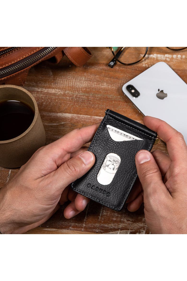 Money Clip Wallet, Alternate, color, Black