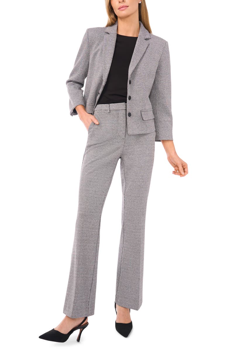 Halogen<sup>®</sup> Houndstooth Crop Blazer, Alternate, color, Rich Black