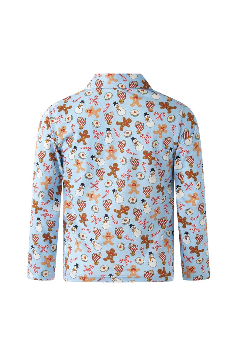 Gingerbread Polo, Alternate, color, Blue