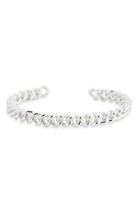 Demi Fine Chain Link Cuff Bracelet