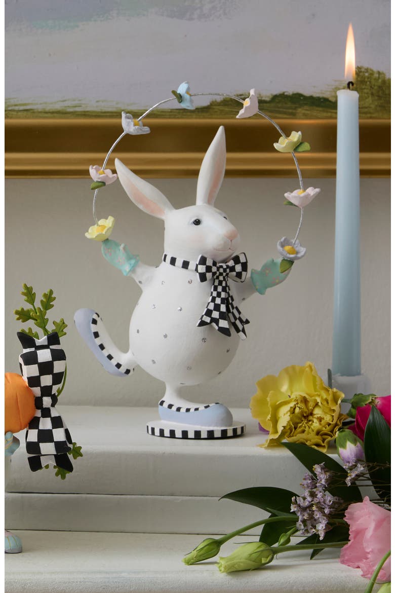 Patience Brewster Juggling Rabbit, Alternate, color, WHITE