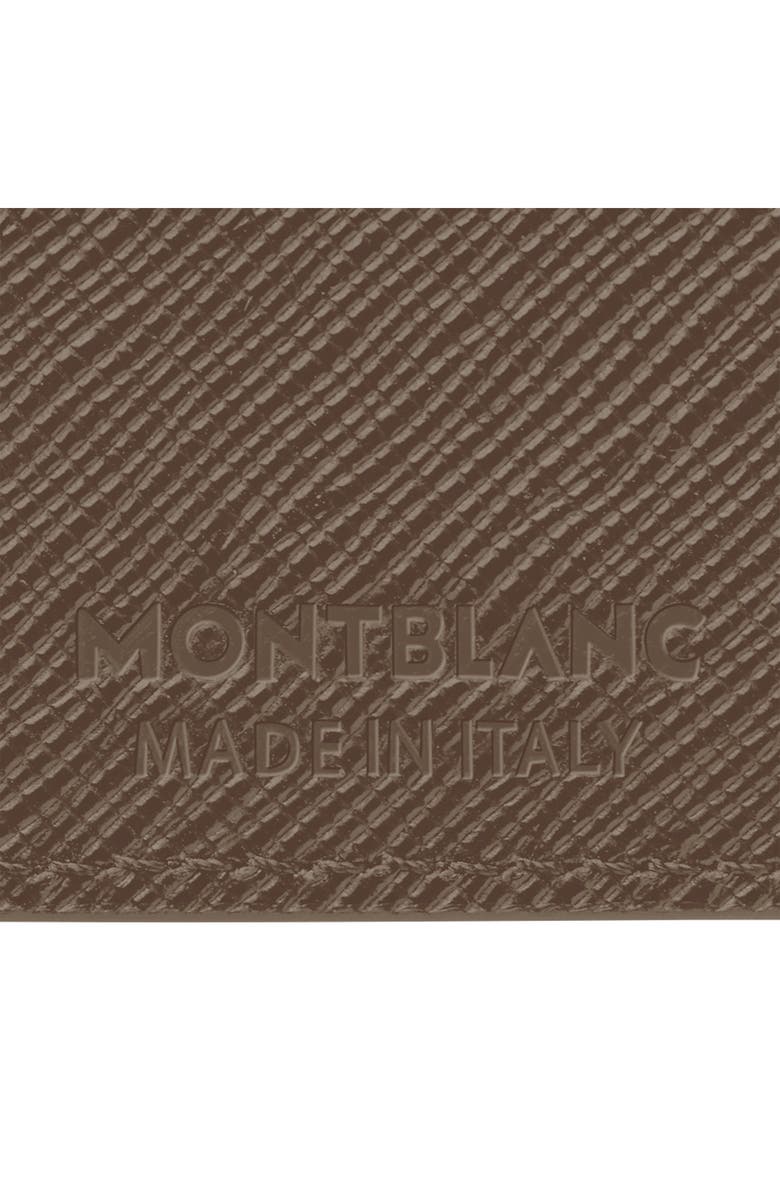 Montblanc Sartorial Leather Card Holder, Alternate, color, 