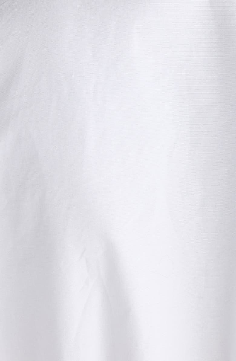 Balenciaga Hourglass Cotton Poplin Shirt, Alternate, color, White
