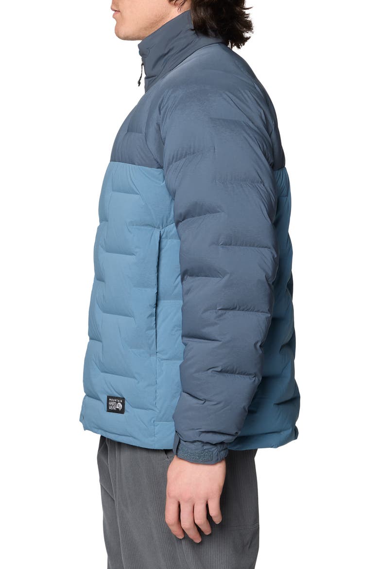 Stretchdown Big Baffle 700 Fill Power Down Jacket, Alternate, color, ADRIATIC BLUE/ MOON BLUE