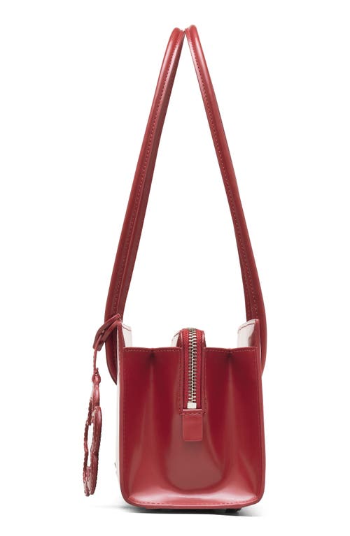 Marc Jacobs The Mirror Leather Satchel In Red