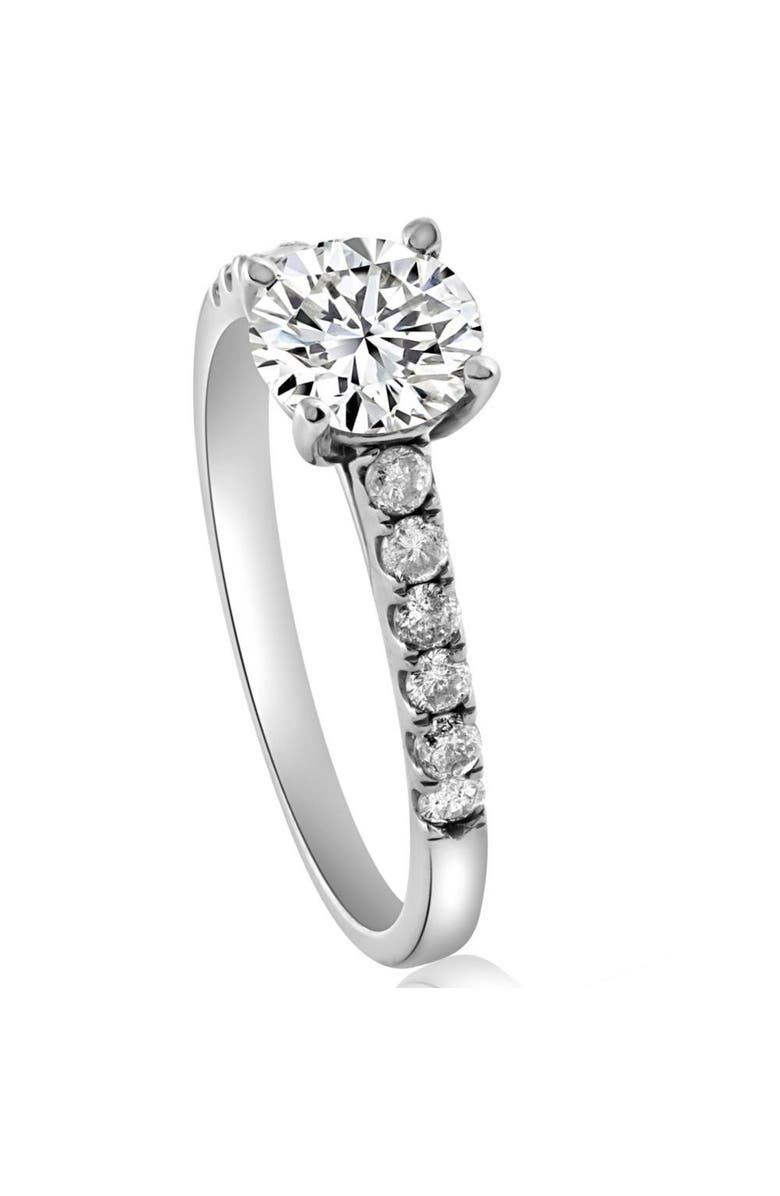 Bliss Diamond 1 3/4Ct Round Cut Lab Grown Diamond Engagement Ring in 10k Gold, Alternate, color, 