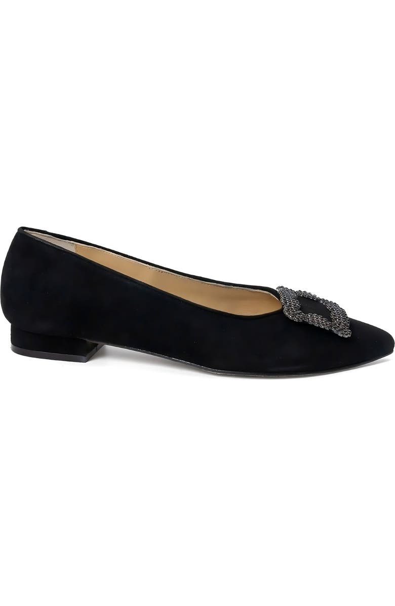 Menina Step Tiara Noir Flat, Main, color, Black