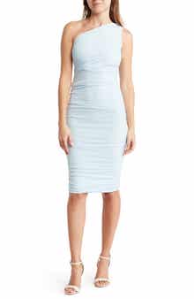 Love By Design One-Shoulder Body-Con Midi Dress