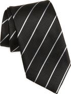 TOM FORD Stripe Jacquard Mulberry Silk Tie