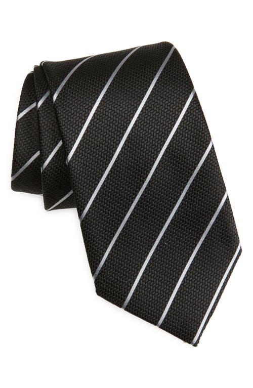 TOM FORD TOM FORD STRIPE JACQUARD MULBERRY SILK TIE