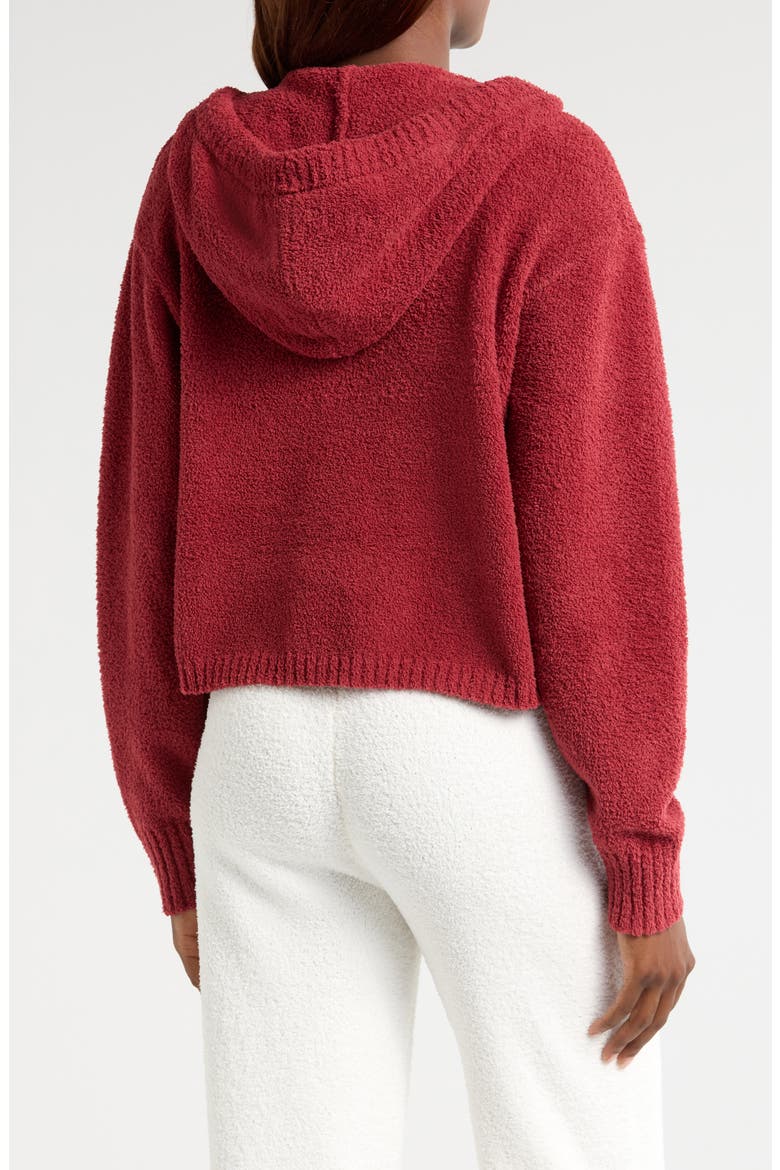 Marie Lounge Hoodie, Alternate, color, RUBIOUS