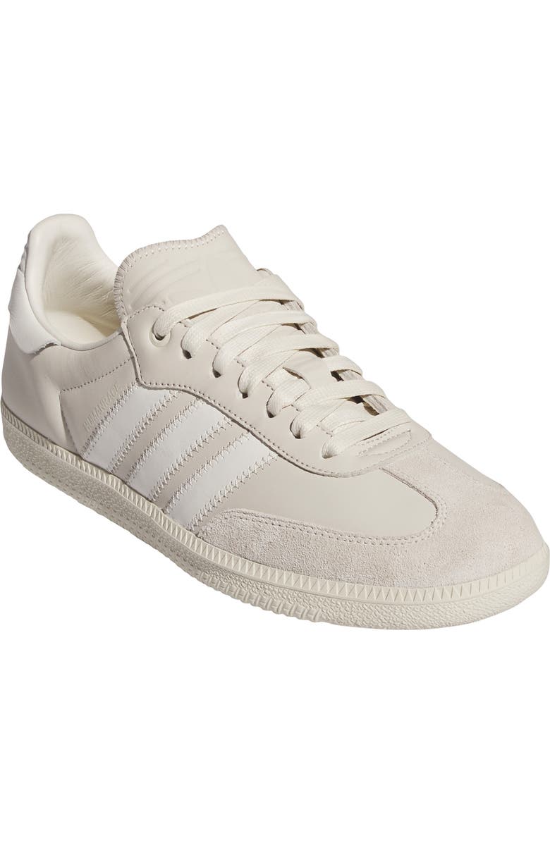 adidas Humanrace Samba Low Top Sneaker, Main, color, Cloud White/ Aluminum