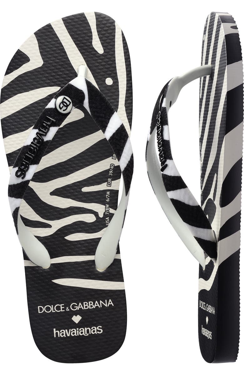 Havaianas x Dolce & Gabbana Flip Flop, Alternate, color,