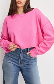 Good American Cozy Crewneck Sweater