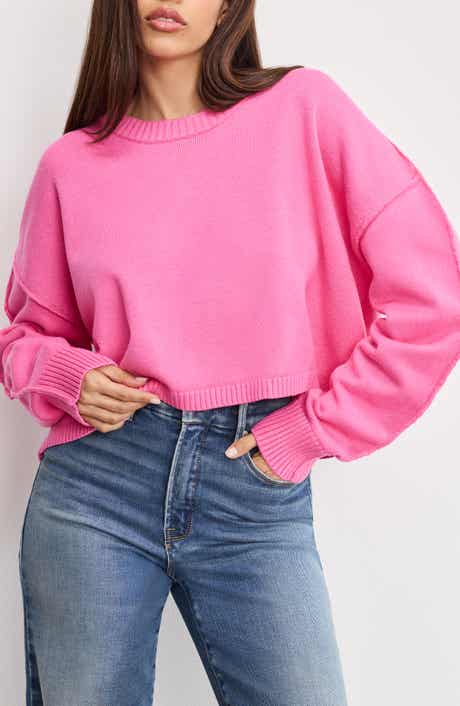 Good American Cozy Crewneck Sweater